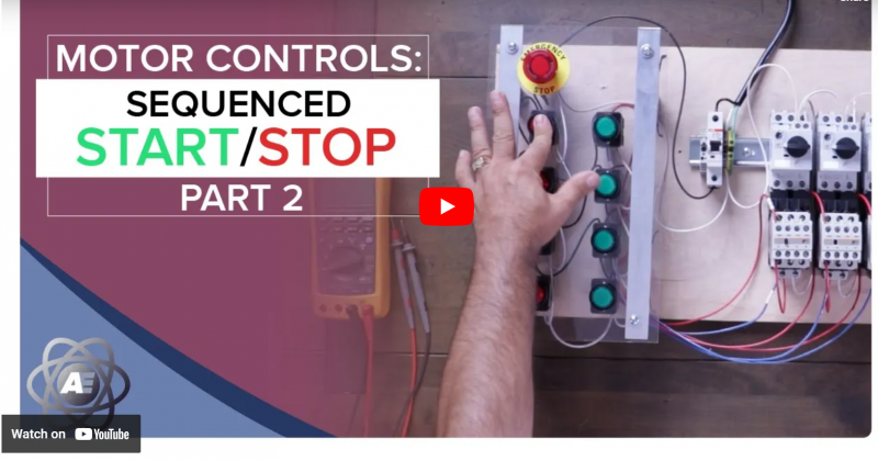 Trainging Motor Controls: Sequenced Start Loops